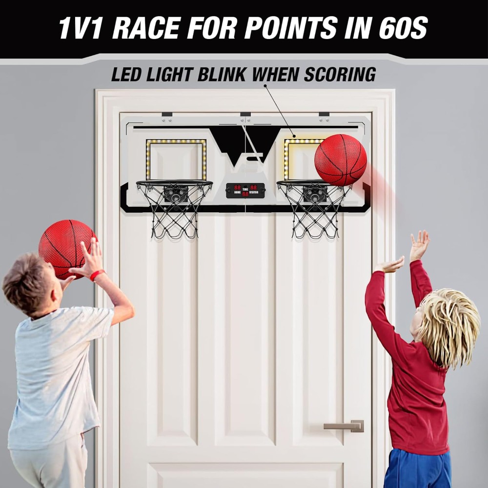 2 Player Basketball Game, Dual - Kids Indoor Outdoor Games reseña y precio