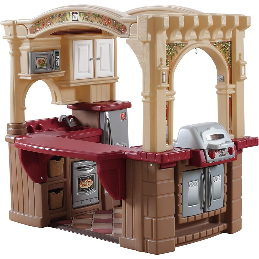 Grand Walk-In Kitchen & Grill  - Kids Outdoor House With Kitchen reseña y precio