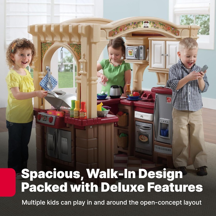 Grand Walk-In Kitchen & Grill  - Kids Outdoor House With Kitchen reseña y precio