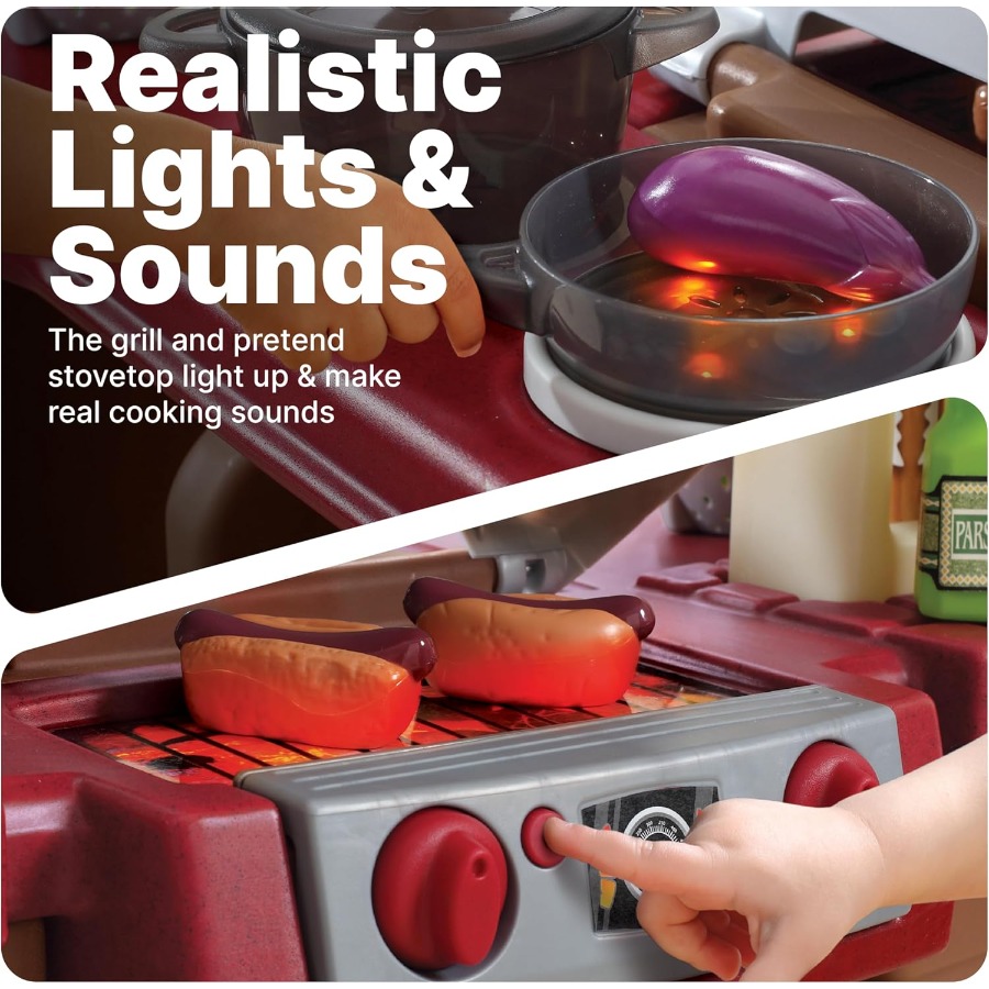 Grand Walk-In Kitchen & Grill  - Kids Outdoor House With Kitchen reseña y precio