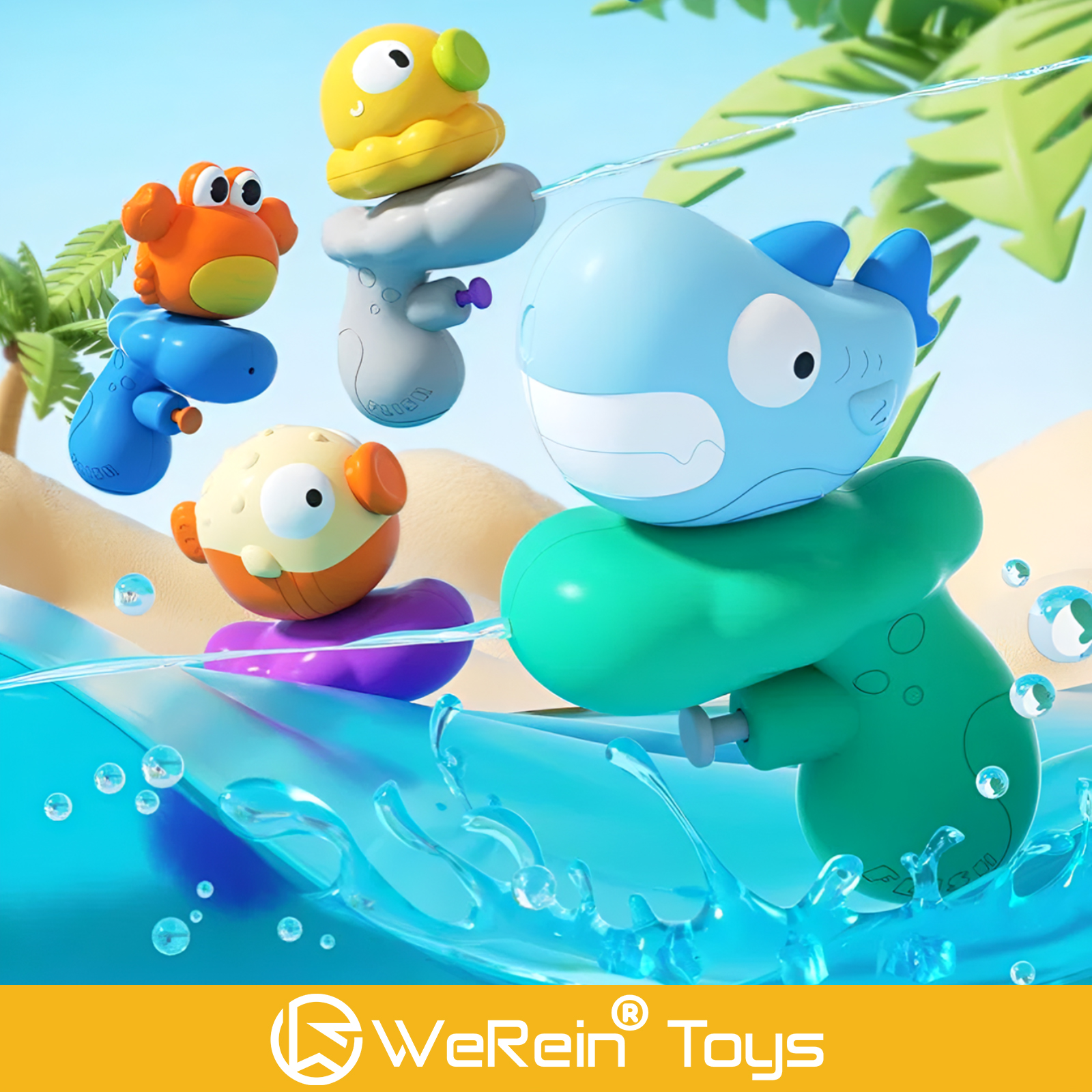 Mini Water Gun Toy Ocean Anima - Kids Outdoor Water Sprinkler reseña y precio