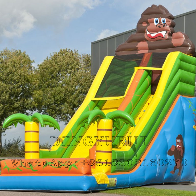 Inflatable Slide Large Outdoor - Outdoor Kid Friendly reseña y precio