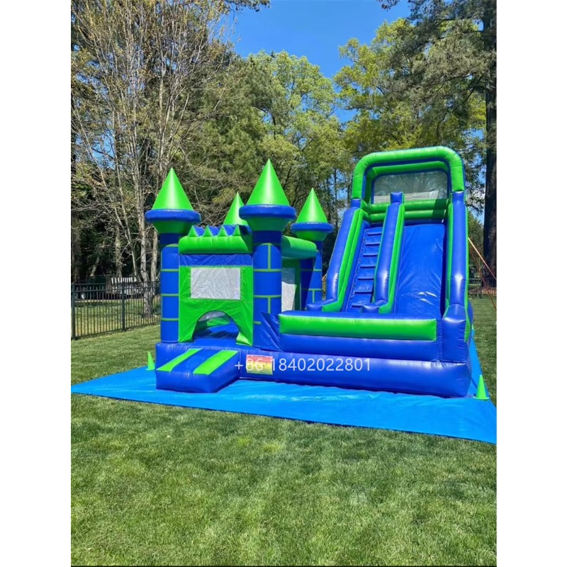 Inflatable Slides Combo Outdoo - Kids Outdoor Jumping Castle reseña y precio