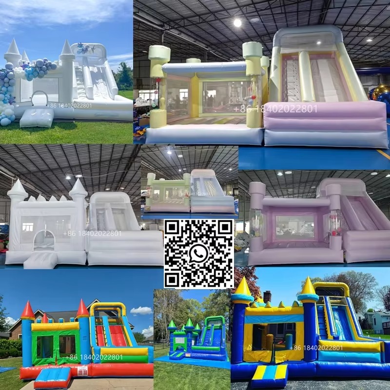 Inflatable Slides Combo Outdoo - Kids Outdoor Jumping Castle reseña y precio