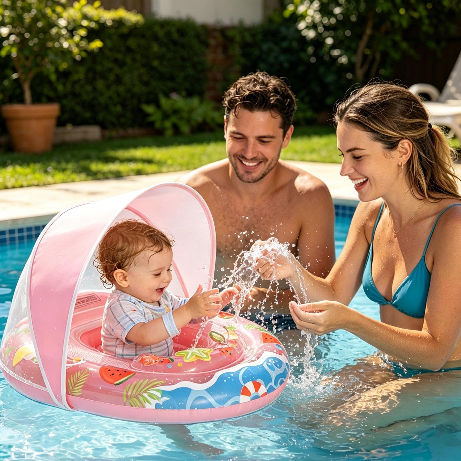 Inflatable Swim Ring Anti Tip  - Kids Outdoor Youtube reseña y precio