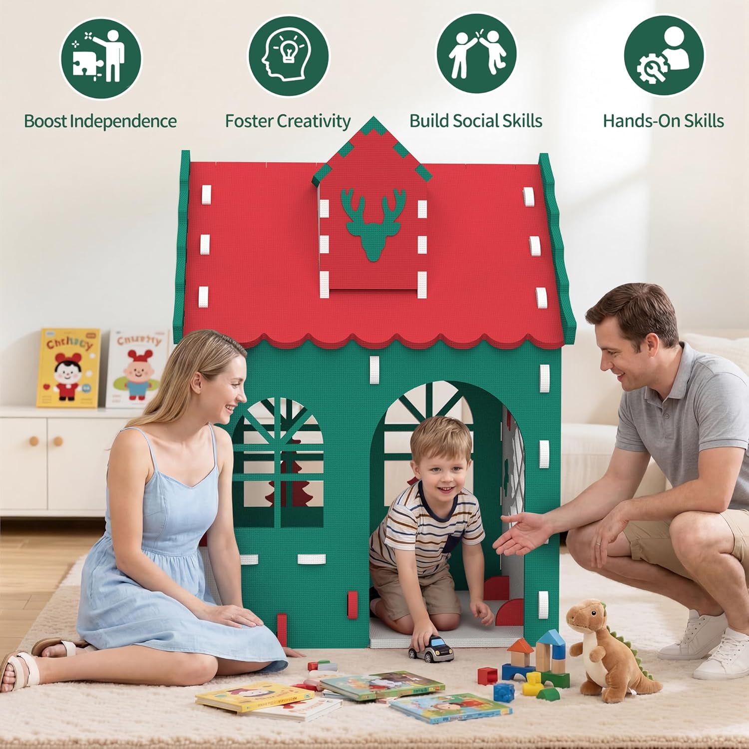 Kids Playhouse Kitchen Theme,  - Kids Outdoor House With Kitchen reseña y precio