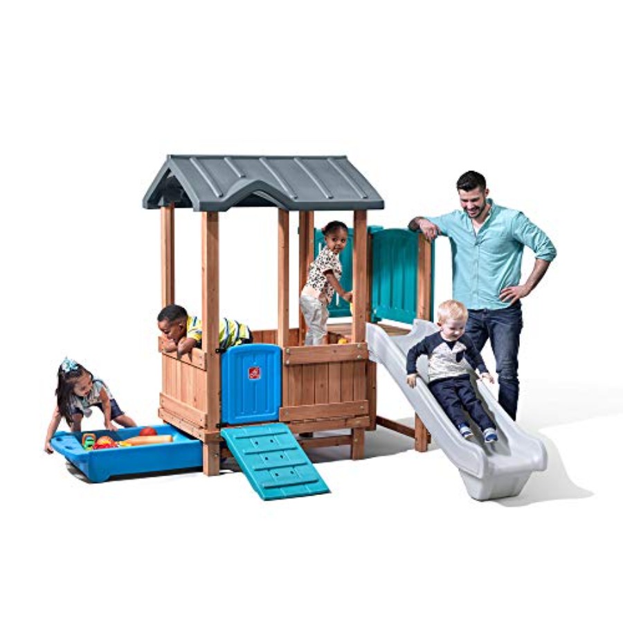 Woodland Adventure Playhouse & - Kids Outdoor Adventure reseña y precio