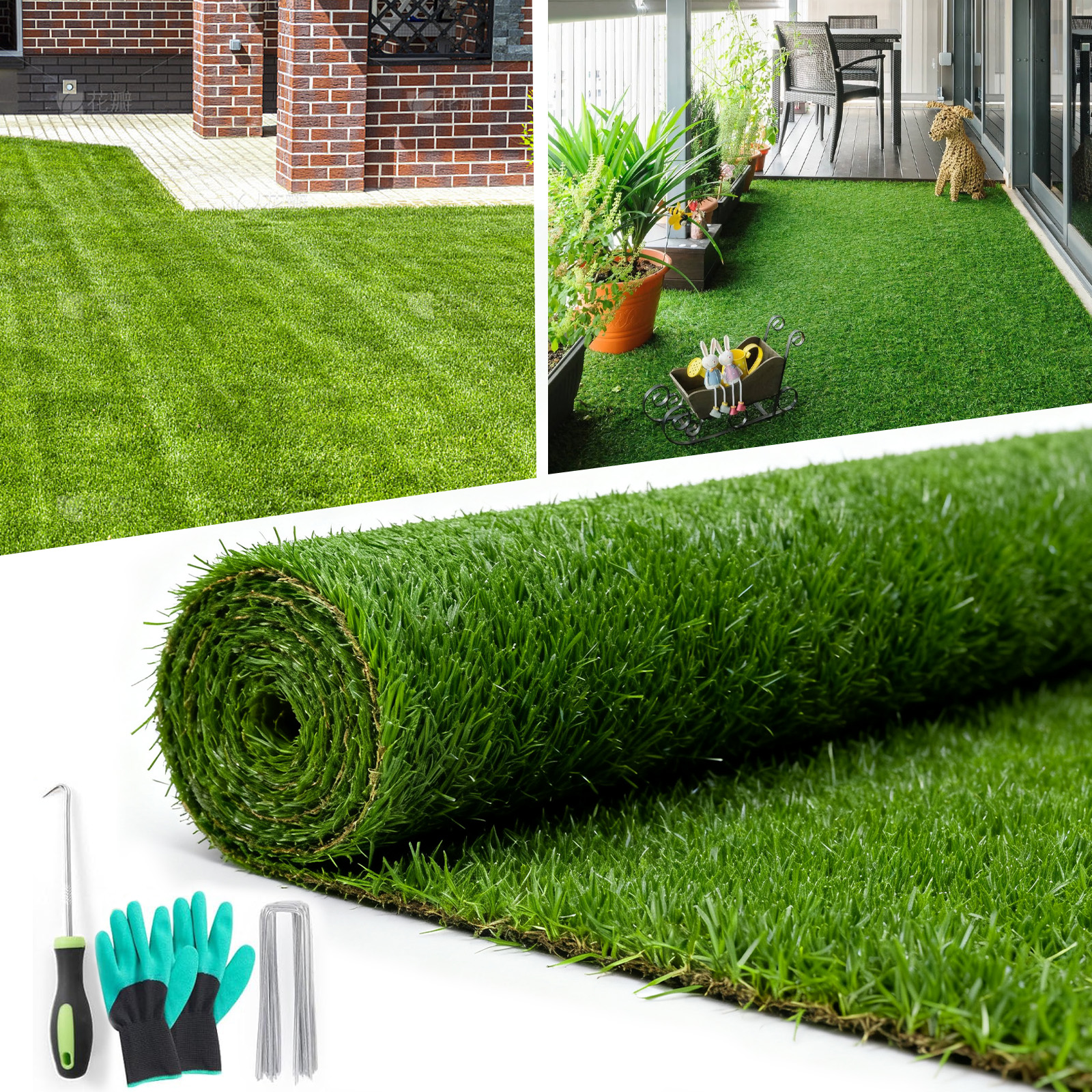 Upgraded Large Artificial Gras - Outdoor Kid Friendly reseña y precio