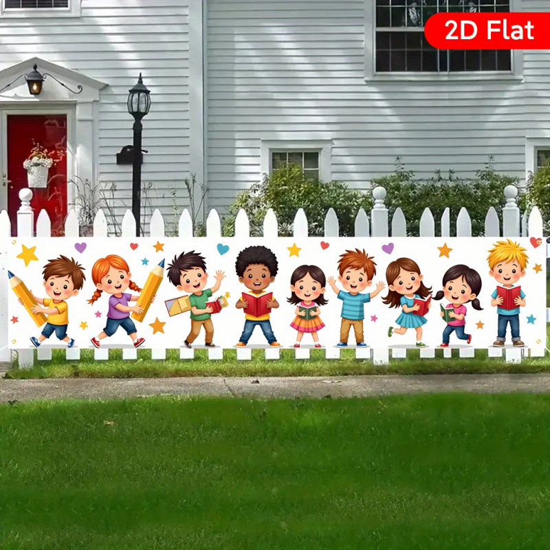 VIKAMA Back to School Yard Ban - Kids Outdoor Fence reseña y precio
