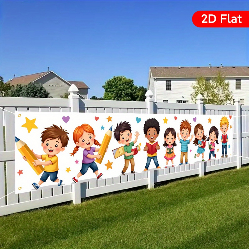 VIKAMA Back to School Yard Ban - Kids Outdoor Fence reseña y precio