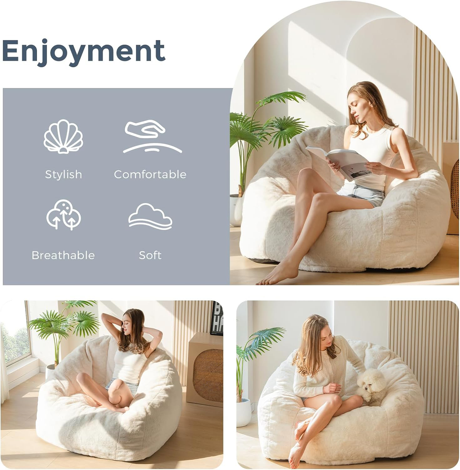 Custom Modern Style Oversized  - Kids Outdoor Bean Bag Chair reseña y precio