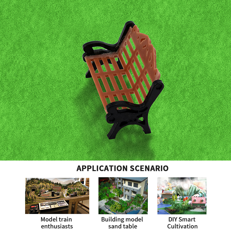 10PCS Miniature Park Bench Mod - Kids Outdoor Doll House reseña y precio