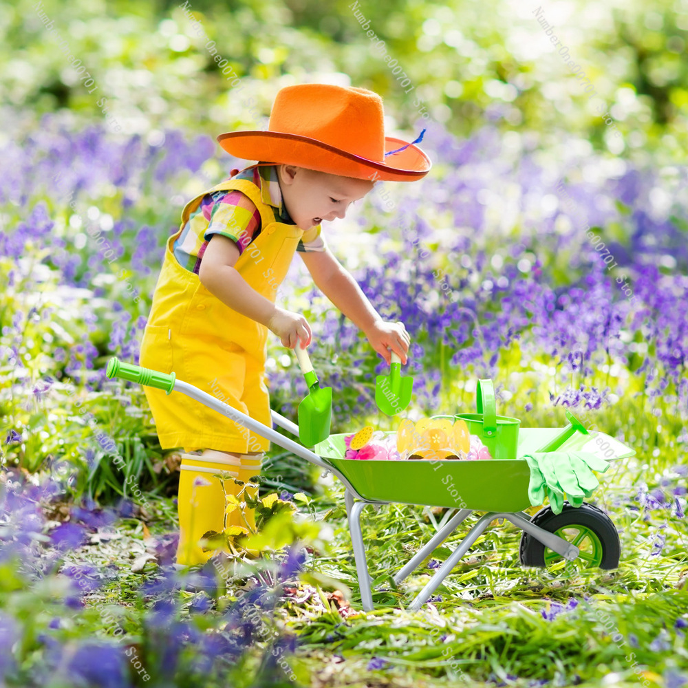 Kids Outdoor Wheelbarrow, Gree - Kids Outdoor Garden reseña y precio