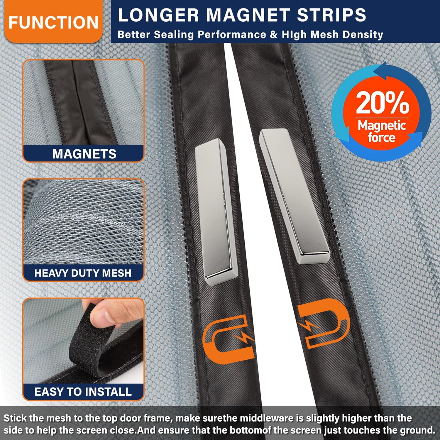 Magnetic Screen Door，Screen Do - Outdoor Kid Friendly reseña y precio