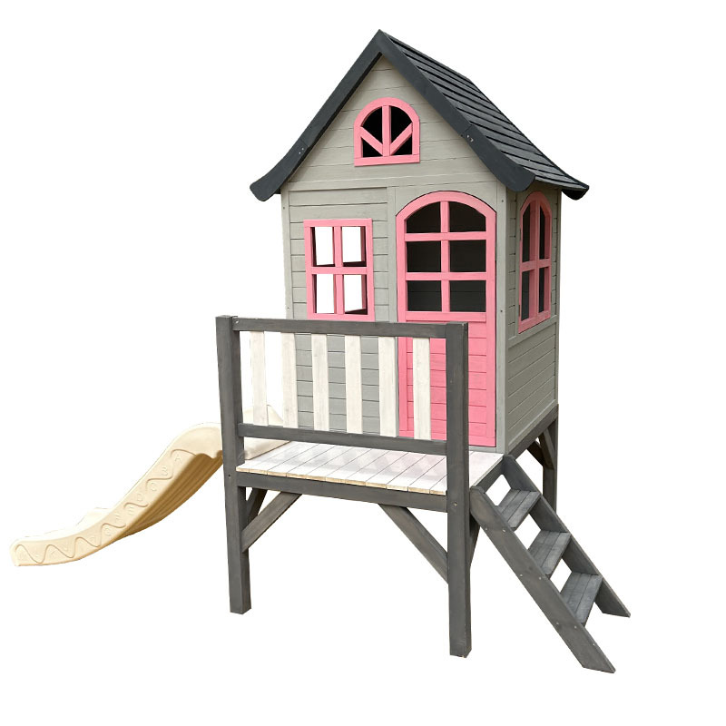 Kids log house, tree , outdoor - Kids Outdoor Doll House reseña y precio