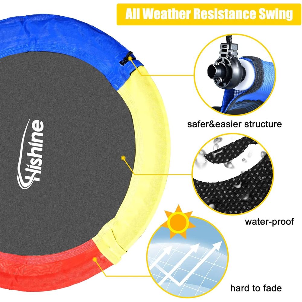Heavy-Duty 440lbs Outdoor Swin - Kids Outdoor Youtube reseña y precio