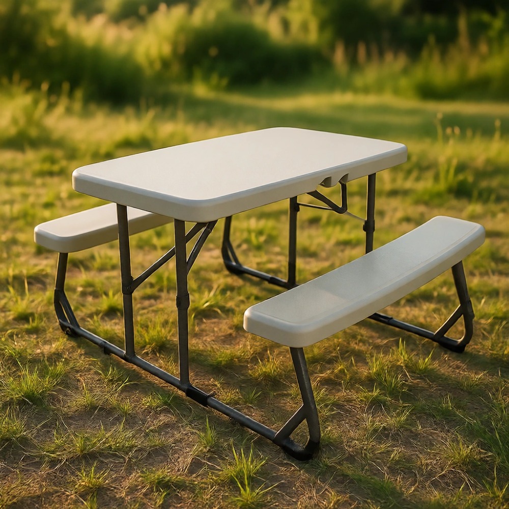 Compact Kids Folding Picnic Ta - Kids Outdoor Dining Table reseña y precio