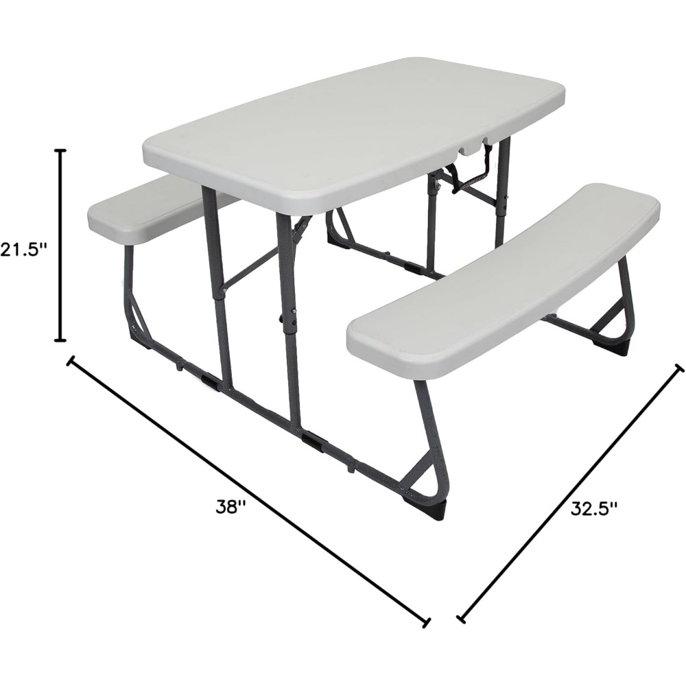 Compact Kids Folding Picnic Ta - Kids Outdoor Dining Table reseña y precio