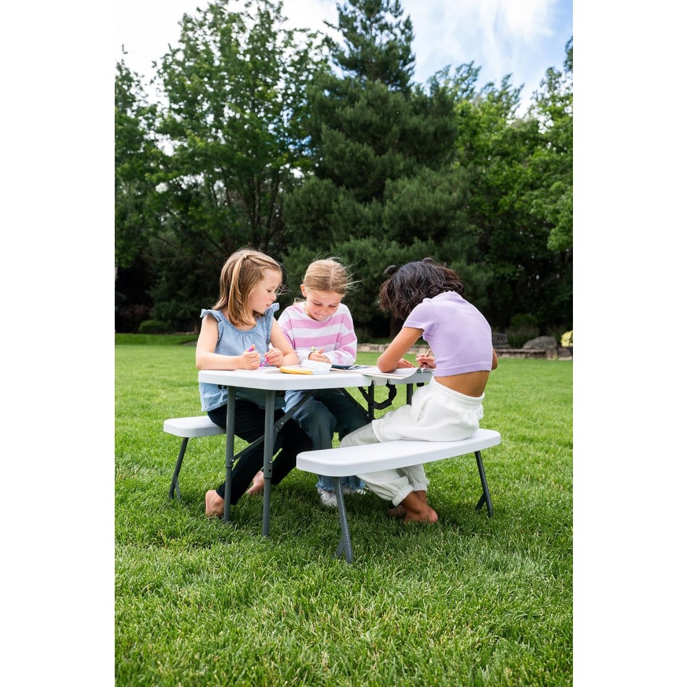 Compact Kids Folding Picnic Ta - Kids Outdoor Dining Table reseña y precio
