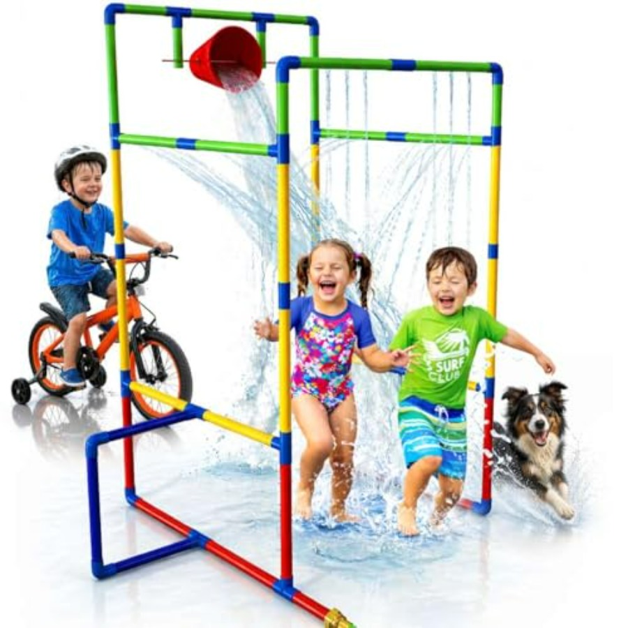 Outdoor backyard water park sp - Kids Outdoor Water Sprinkler reseña y precio