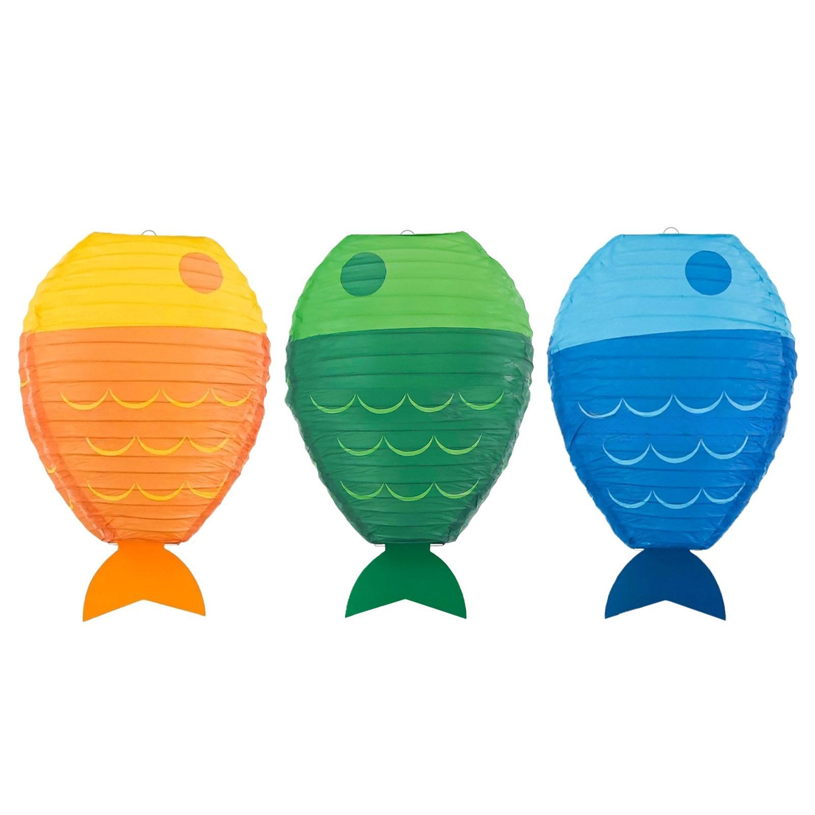 Fish Paper Lantern Cute Craft  - Kids Outdoor Decor reseña y precio