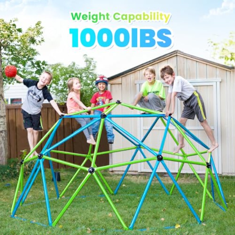 Outdoor Geometric Dome Climber - Kids Outdoor Wooden Climbing Frame reseña y precio
