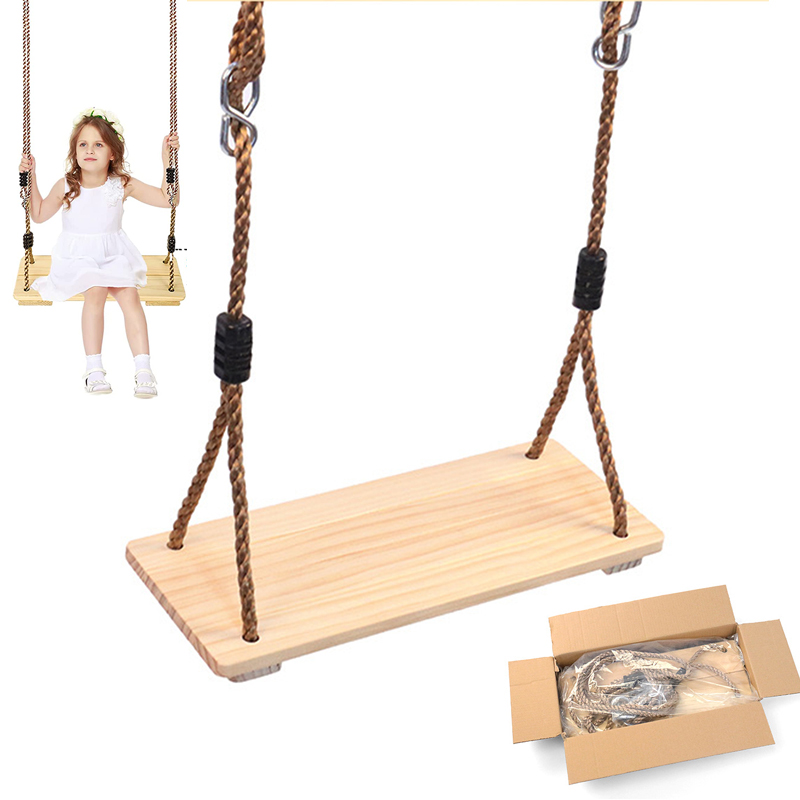 Wood Swing for Kid Outdoor Han - Kids Outdoor Bean Bag Chair reseña y precio