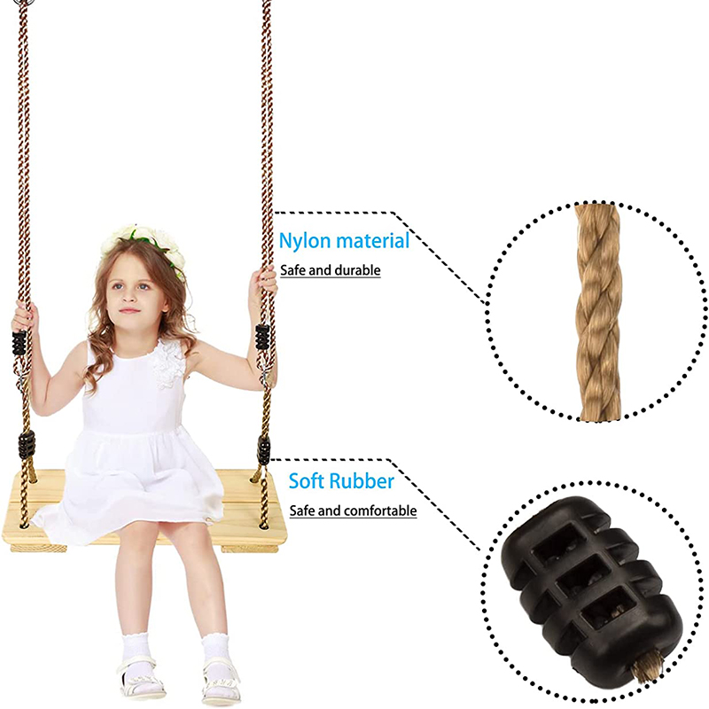 Wood Swing for Kid Outdoor Han - Kids Outdoor Bean Bag Chair reseña y precio