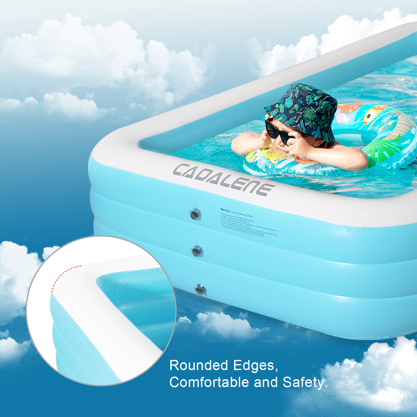 Inflatable swimming Pool for K - Kids Outdoor Garden reseña y precio