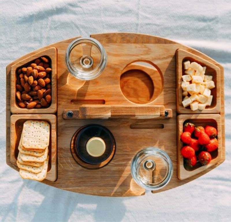 Wooden Folding Picnic Table Wi - Kids Outdoor Wooden Table reseña y precio