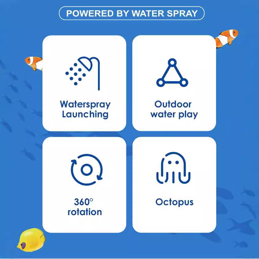 Octopus Rocket Launcher Toys S - Kids Outdoor Water Sprinkler reseña y precio