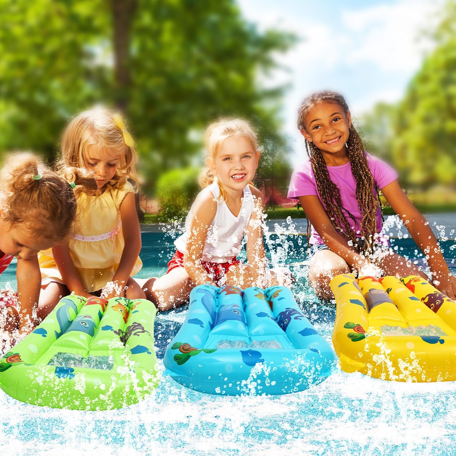 Water Floating Ring Inflatable - Kids Outdoor Youtube reseña y precio