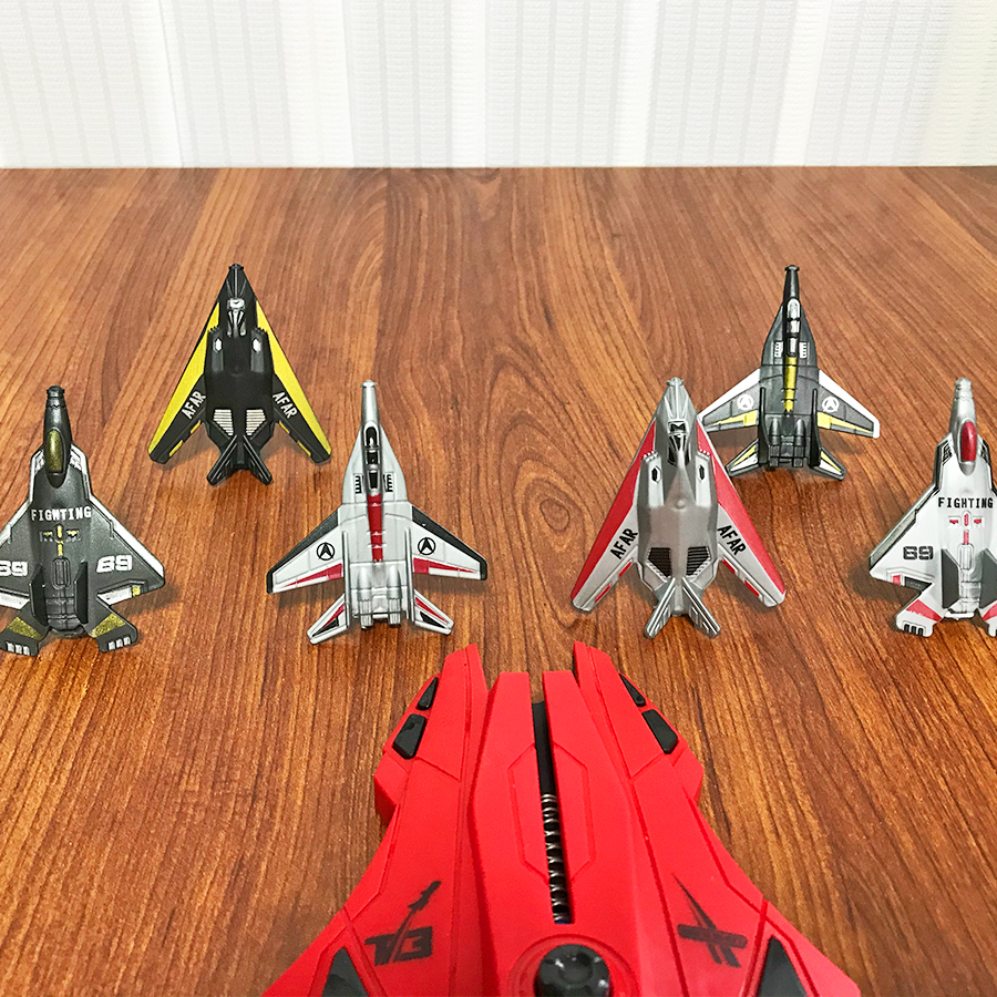 6pcs Fighter Plane Red Launche - Kids Outdoor Adventure reseña y precio