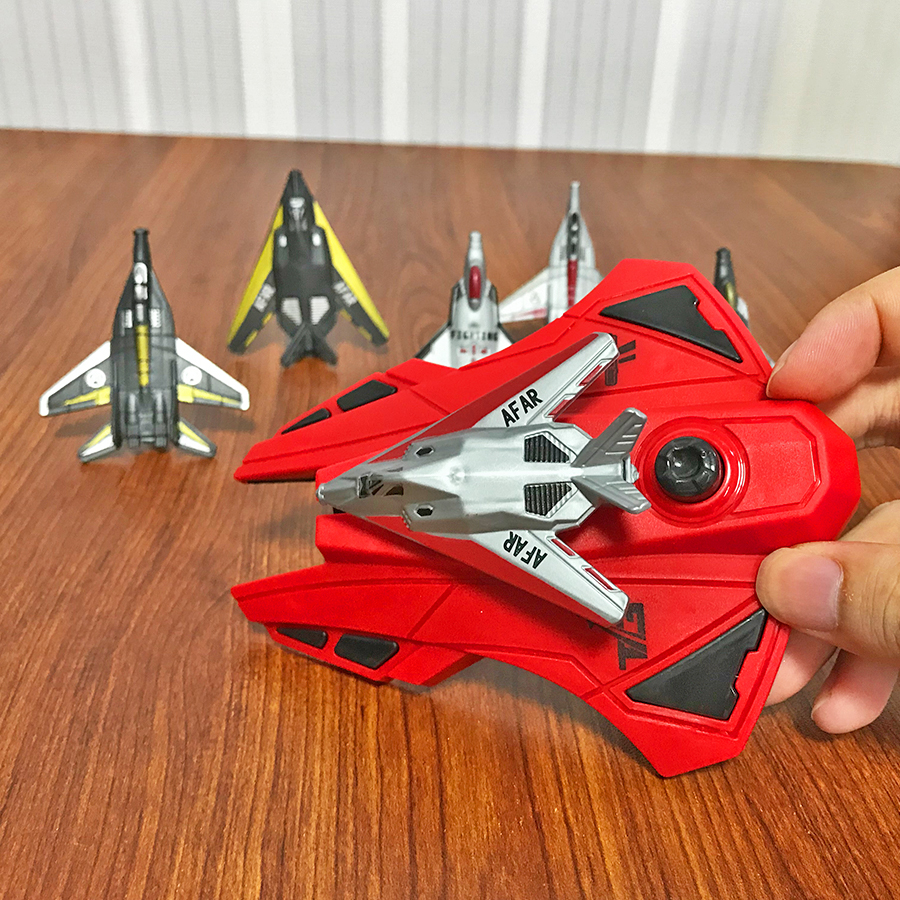 6pcs Fighter Plane Red Launche - Kids Outdoor Adventure reseña y precio