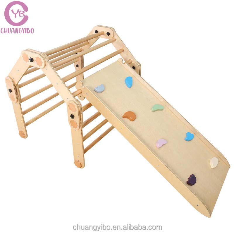 Jungle Gym Kids Outdoor Kids C - Kids Outdoor Wooden Climbing Frame reseña y precio