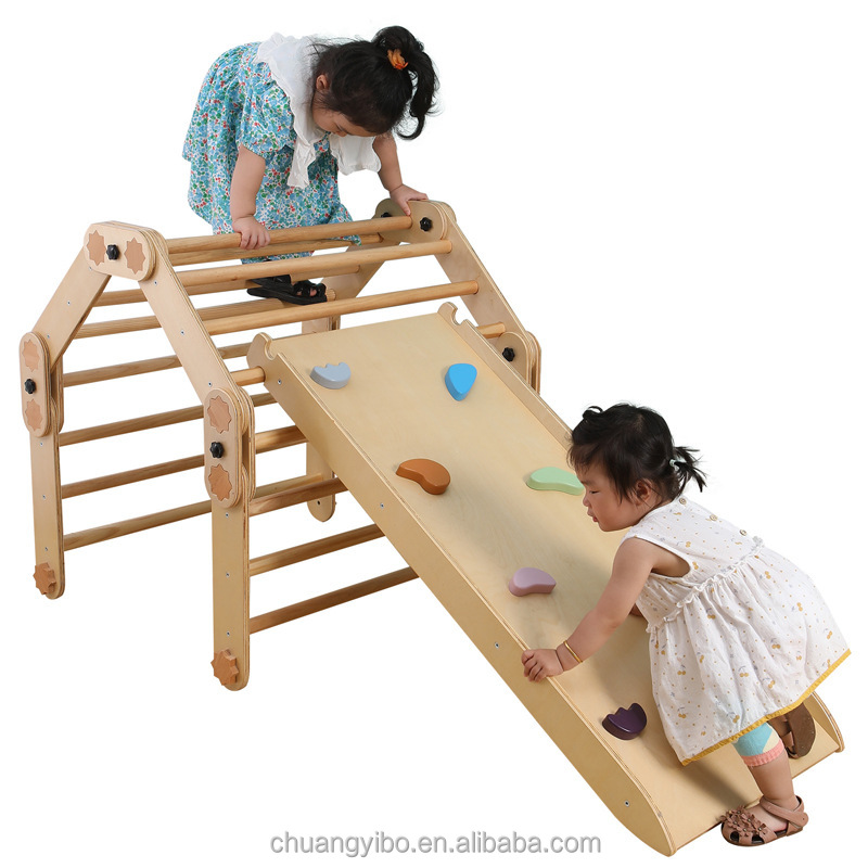 Jungle Gym Kids Outdoor Kids C - Kids Outdoor Wooden Climbing Frame reseña y precio