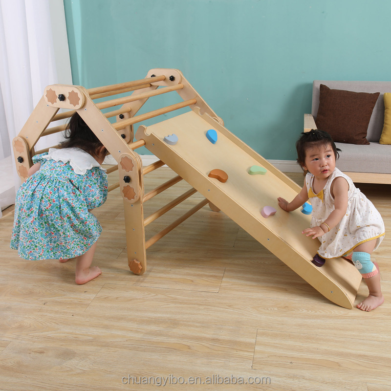Jungle Gym Kids Outdoor Kids C - Kids Outdoor Wooden Climbing Frame reseña y precio