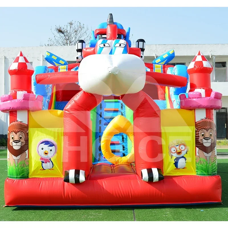 Outdoor Inflatable Bouncy Cast - Kids Outdoor Jumping Castle reseña y precio