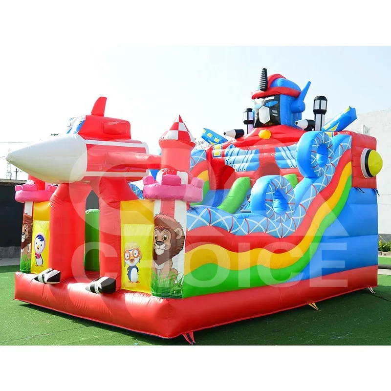 Outdoor Inflatable Bouncy Cast - Kids Outdoor Jumping Castle reseña y precio