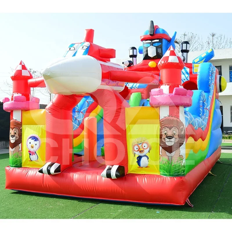 Outdoor Inflatable Bouncy Cast - Kids Outdoor Jumping Castle reseña y precio