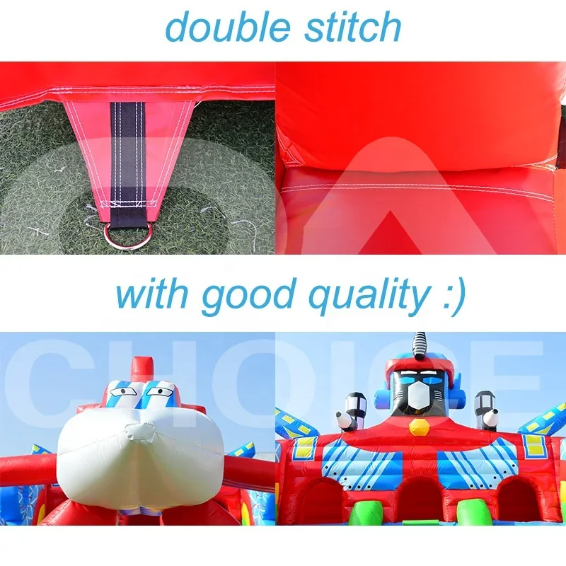 Outdoor Inflatable Bouncy Cast - Kids Outdoor Jumping Castle reseña y precio