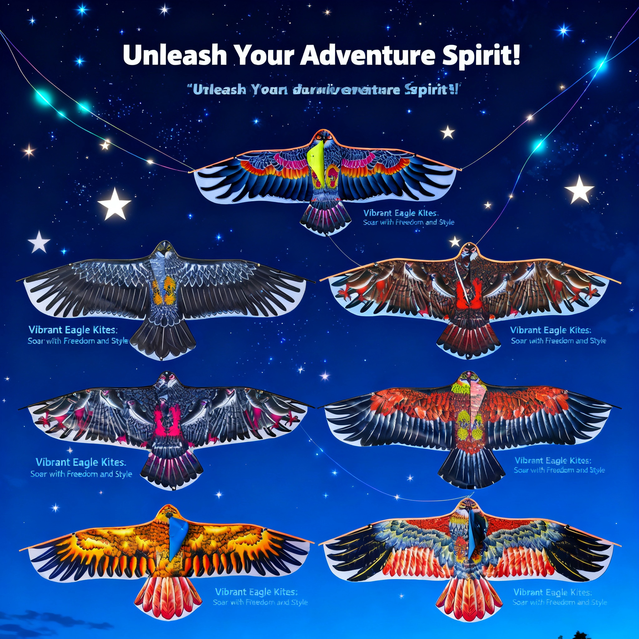 1.1m Eagle Kite With 30m Kite  - Kids Outdoor Garden reseña y precio