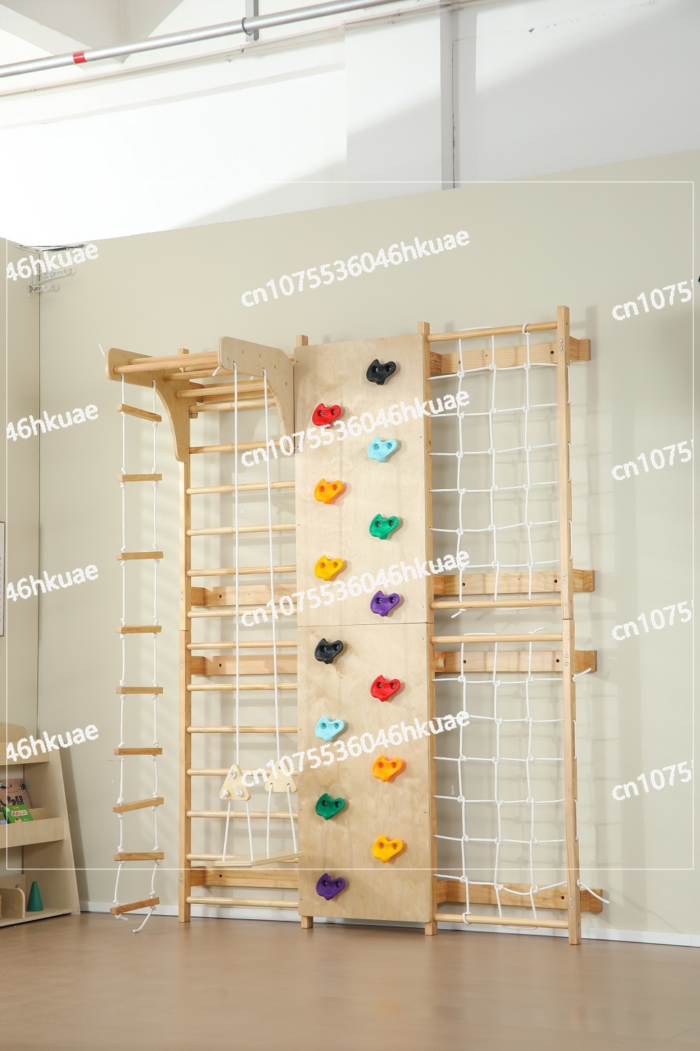 In-Stock Kids Climbing Frame – - Kids Outdoor Wooden Climbing Frame reseña y precio