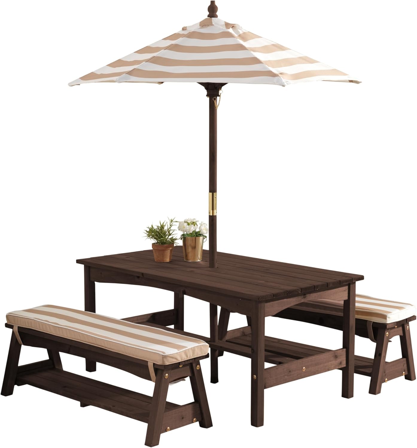 Outdoor Wooden Table & Bench S - Kids Outdoor Wooden Table reseña y precio