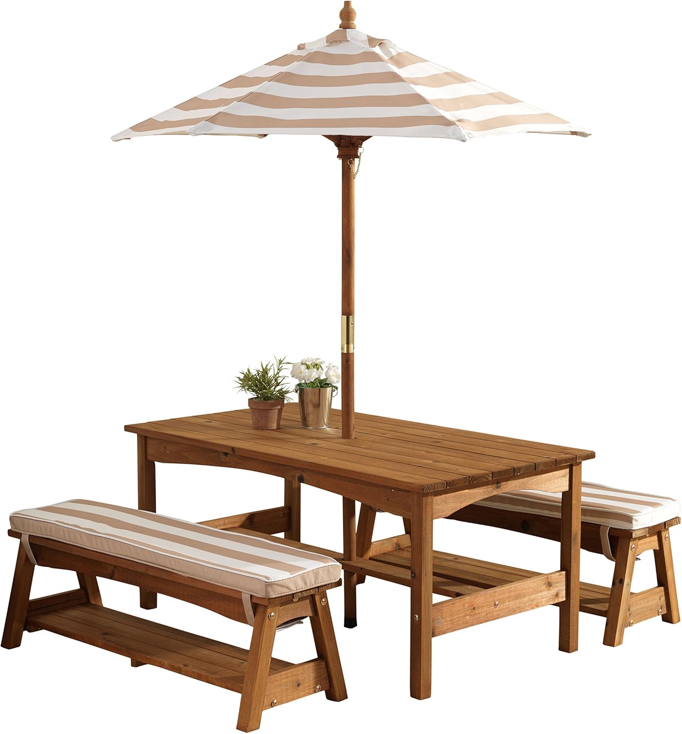 Outdoor Wooden Table & Bench S - Kids Outdoor Wooden Table reseña y precio