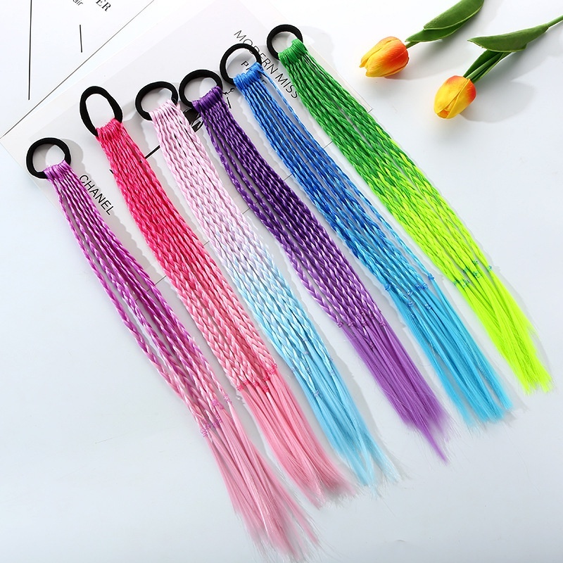 1 PCS New Girls Colorful Wigs  - Kids Outdoor Decor reseña y precio