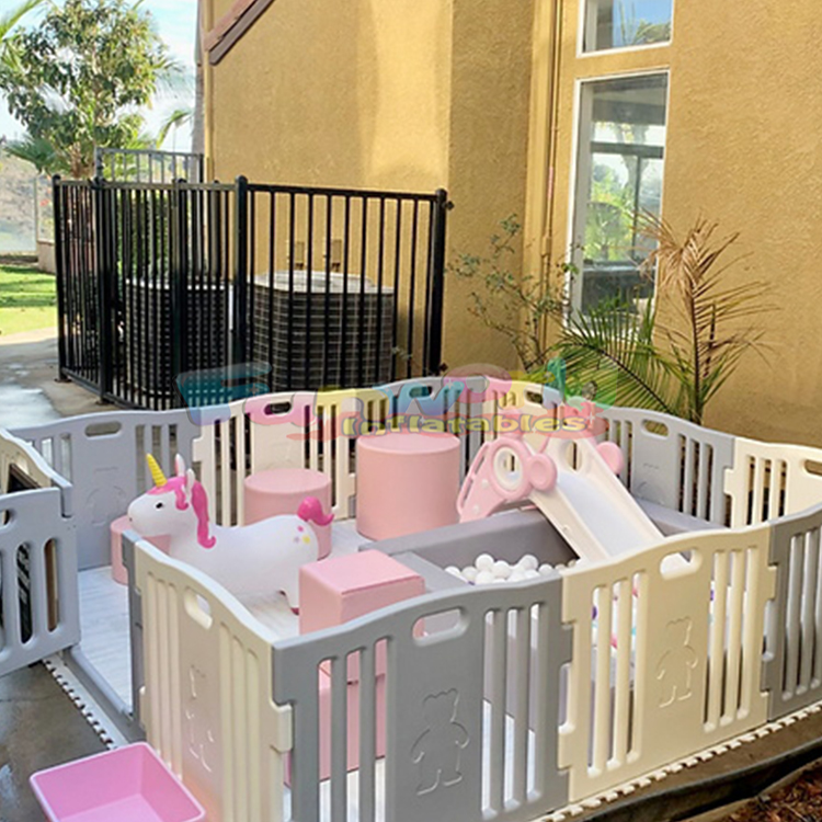 Baby PlaypeIndoor/Outdoor Soft - Kids Outdoor Fence reseña y precio