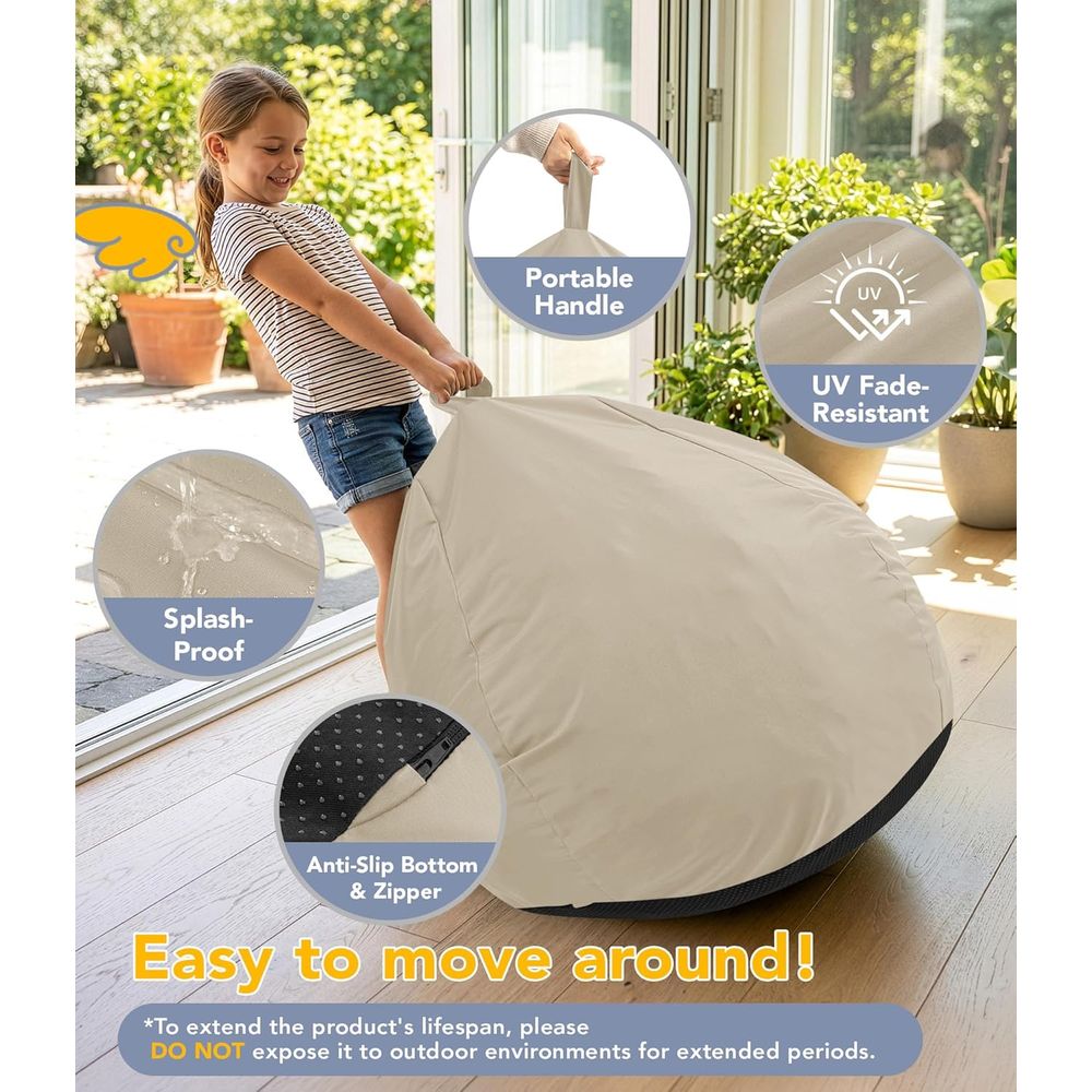 Outdoor Kids Bean Bag Chair -  - Kids Outdoor Bean Bag Chair reseña y precio