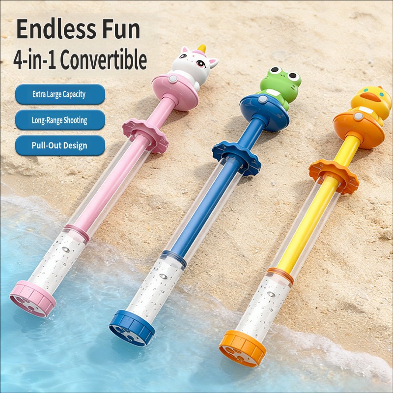 4 in 1 Pull Out Water Spray Gu - Kids Outdoor Water Sprinkler reseña y precio
