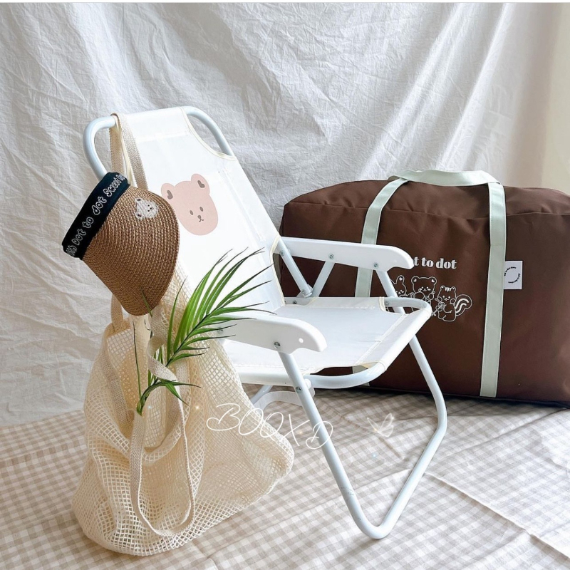 Teddy Bear Pattern Kids Lounge - Kids Outdoor Lounge Chair With Umbrella reseña y precio